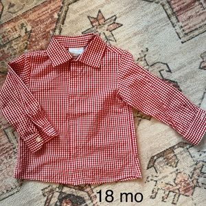 Little English Boys Button Up
